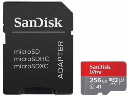 Attēls no Atmiņas karte Sandisk Ultra microSDXC 256GB + Adapter 