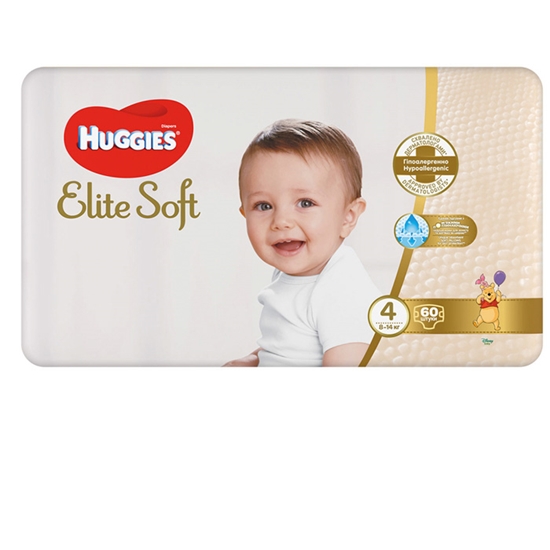 Изображение Autiņbiksītes Huggies Elite Soft 4 MP 8-14kg 60gab.