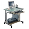 Picture of TECHLY Compact Desk for PC Metal Glass