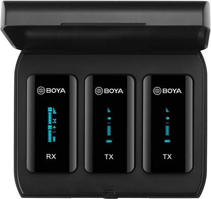 Изображение Boya wireless microphone BY-XM6-K2 + charging case