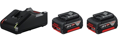 Picture of Bosch 2x 4.0Ah + GAL 18V-40 Rechargeable Battery