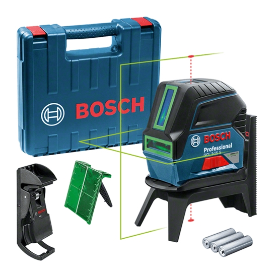 Изображение Bosch GCL 2-15 G Line/Point level 10 m 500-540 nm (< 10 mW)