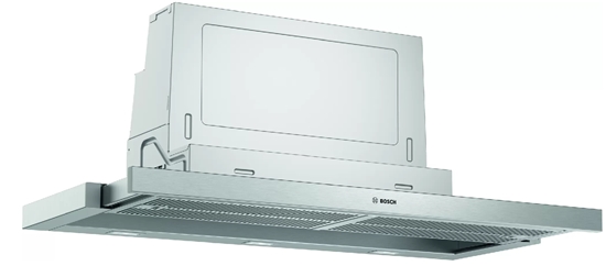 Picture of Bosch Serie 4 DFS097A51 cooker hood Semi built-in (pull out) Metallic 397 m³/h A
