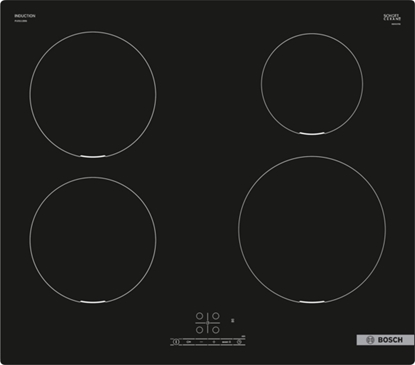 Picture of Bosch Serie 4 PUE611BB6E hob Black Built-in 59.2 cm Zone induction hob 4 zone(s)