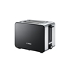 Изображение Bosch TAT7203 toaster 2 slice(s) 1050 W Black, Stainless steel