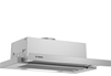Изображение Bosch Serie 4 DFT63AC50 cooker hood Semi built-in (pull out) Silver 360 m³/h D