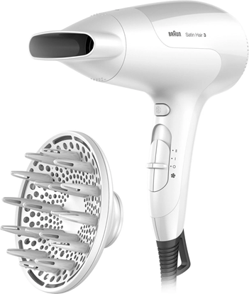 Изображение Braun Satin Hair 3 hair dryer 2000 W White
