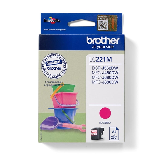 Изображение Brother LC-221 M magenta