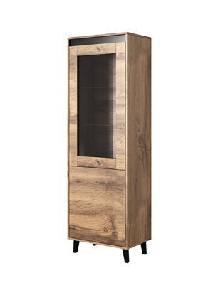 Picture of Cabinet NORD 60x38x182.5 cm oak wotan/anthracite