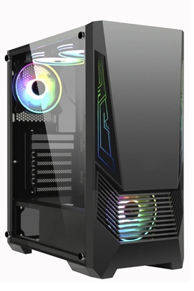 Picture of Case|GOLDEN TIGER|Buffalo M730i|MidiTower|Not included|ATX|MicroATX|Colour Black|BUFFALOM730I
