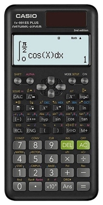 Picture of CASIO CALCULATOR SCIENTIFIC FX 991ES PLUS 2 BLACK, 12-DIGIT DISPLAY