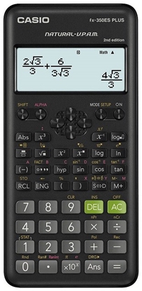 Picture of CASIO CALCULATOR SCIENTIFIC FX-350ESPLUS-2 BLACK, 12 DIGIT DISPLAY