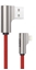 Picture of CB-AL01 OEM kabel 90° Lightning - USB-A 2m MFi Apple kątowy wtyki 90 stopni nylonowy oplot czerwony