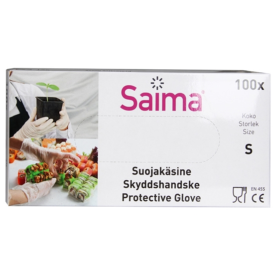 Picture of Cimdi Saima vinila S 100gab