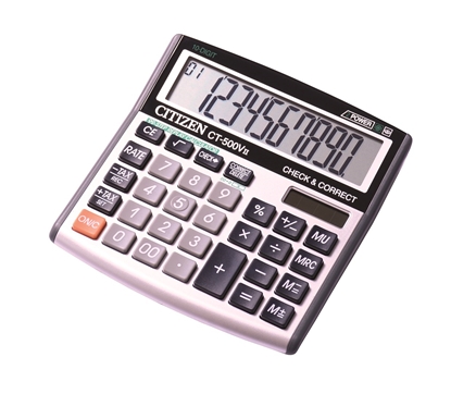 Picture of CITIZEN CALCULATOR OFFICE CT-500VII, 10-DIGIT, 136X134MM, GREY