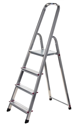Picture of CORDA DOMESTIC ALUMINUM LADDER 4 STEPS 000705 KRAUSE