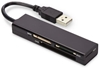 Picture of Czytnik kart 4-portowy USB 2.0 HighSpeed (Compact Flash, SD, Micro SD/SDHC, Memory Stick), czarny