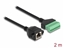 Picture of Delock RJ45 Cable Cat.6 female to Terminal Block Adapter for built-in 2 m 2-part