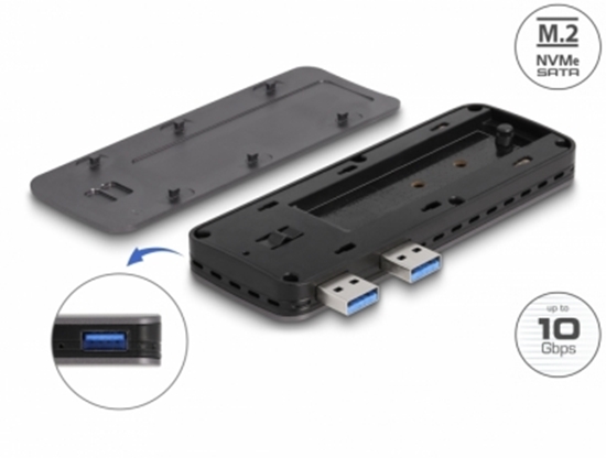 Picture of Delock USB 3.2 Gen 2 Enclosure for PlayStation®5 with M.2 NVMe Slot - tool free