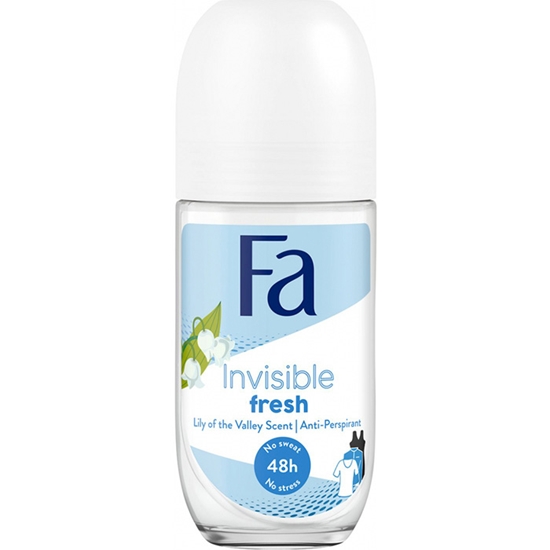 Изображение Dezodorants FA Roll-on Invisible Fresh, 50ml