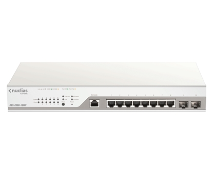 Picture of D-Link DBS-2000-10MP network switch Managed L2 Gigabit Ethernet (10/100/1000) Power over Ethernet (PoE) Grey