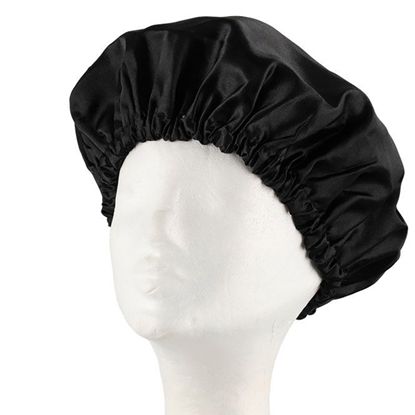 Изображение Dušas cepure Mineas satīna melna