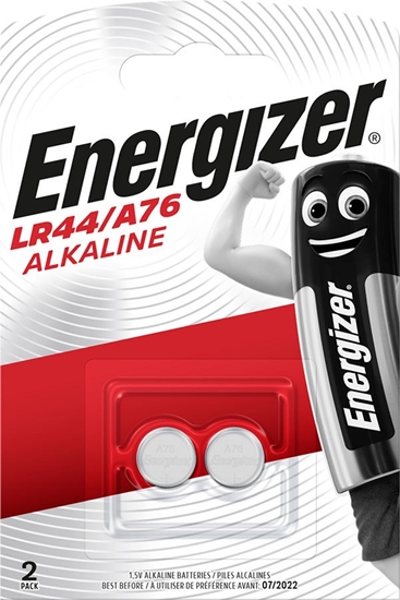 Picture of ENERGIZER BATTERIES ALKALINE SPECIALTY LR44/ A76 2 PIECES 1,5V