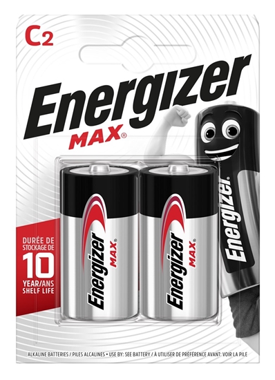 Picture of ENERGIZER BATTERY MAX C LR14. 2 pcs. ECO package
