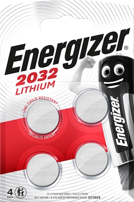 Picture of ENERGIZER BATTERIES SPECIALTY CR2032 3V 4 PIECES