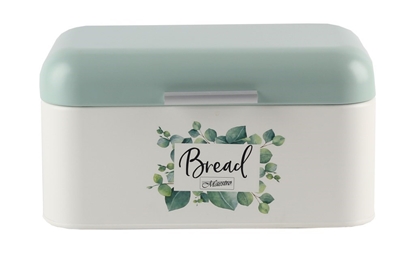 Picture of Feel-Maestro MR1773S bread box Rectangular Green, White Metal