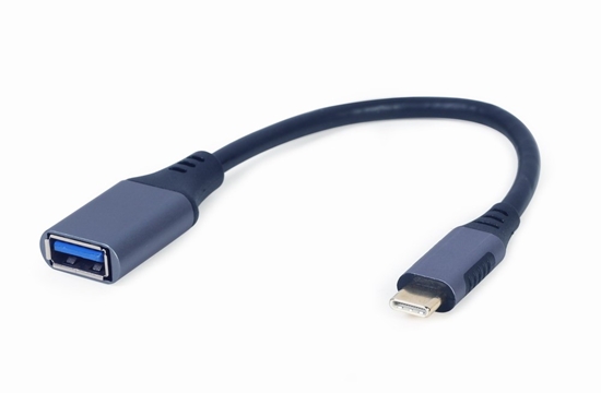 Изображение Gembird USB Type-C Male - USB Type-A Female Space Grey