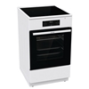 Picture of Gorenje | Cooker | GEIT5C60WPG | Hob type Induction | Oven type Electric | White | Width 50 cm | Grilling | Depth 59.4 cm | 70 L