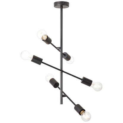 Picture of Gr.l.-ELVERA 6x60W E27 melna