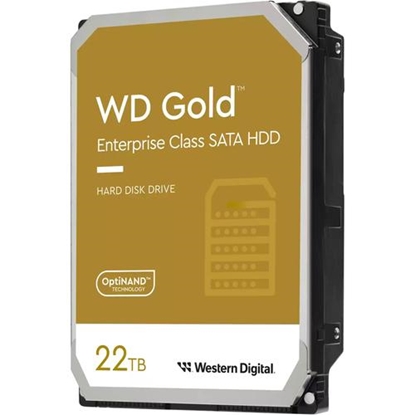Attēls no HDD|WESTERN DIGITAL|Gold|22TB|SATA|512 MB|7200 rpm|3,5"|WD221KRYZ