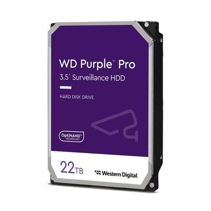 Attēls no HDD|WESTERN DIGITAL|Purple Pro|22TB|SATA|512 MB|7200 rpm|3,5"|WD221PURP