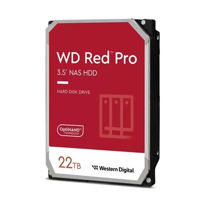 Attēls no HDD|WESTERN DIGITAL|Red Pro|22TB|SATA|512 MB|7200 rpm|3,5"|WD221KFGX