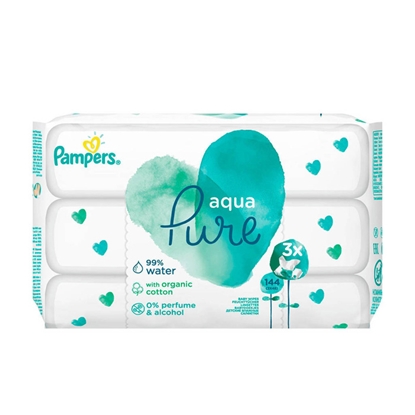 Picture of Hig.salvetes Pampers Aqua Pure 144gab.