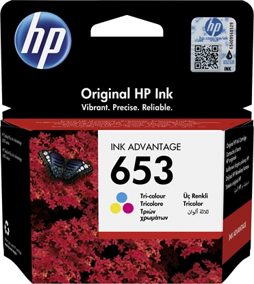 Attēls no HP 653 Tri-color Original Ink Advantage Cartridge