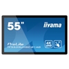 Picture of iiyama ProLite TF5539UHSC-B1AG - 55" Diagonal Class LED-backlit LCD display - interactive digital signage - with touchscreen (multi touch) - 4K UHD (2160p) 3840 x 2160 - matte black