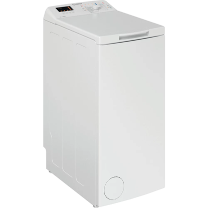 Picture of INDESIT | BTW S60400 EU/N | Washing machine | Energy efficiency class C | Top loading | Washing capacity 6 kg | 951 RPM | Depth 60 cm | Width 40 cm | White