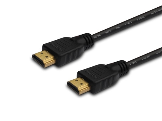 Picture of Kabel HDMI v. 1.4, złoty 3D, 4Kx2K, 1,5m, wielopak 10szt., CL-01