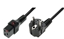 Attēls no Kabel połączeniowy zasilający blokada IEC LOCK 3x1,5mm2 Schuko kątowy/C19 prosty M/Ż 2m Czarny