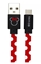 Изображение Kabel USB microUSB 1m Minnie kropki czerwony 