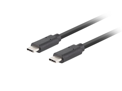 Изображение Kabel USB-C M/M 3.1 gen 2 0.5M 10GB/S PD100W czarny