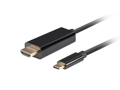 Изображение Kabel USB-C(M)->HDMI(M) 4K 60HZ 3M czarny 