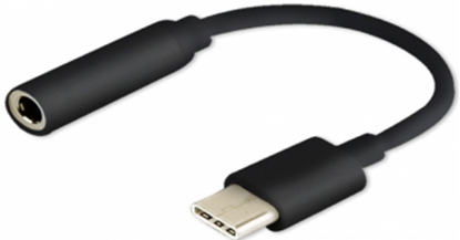 Picture of Kabelis Savio USB Type C Male - 3.5mm Female Black
