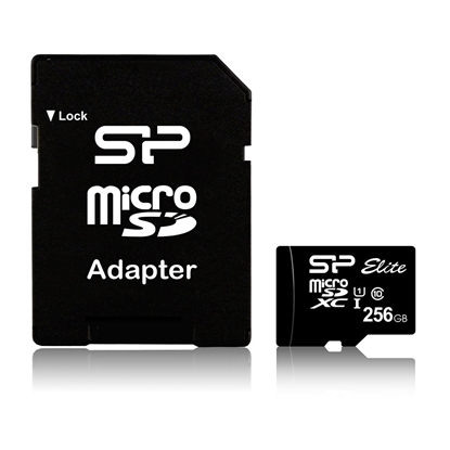 Picture of Karta pamięci microSDXC 256GB CL10/UHS-1 100/80 MB/s Elite + adapter