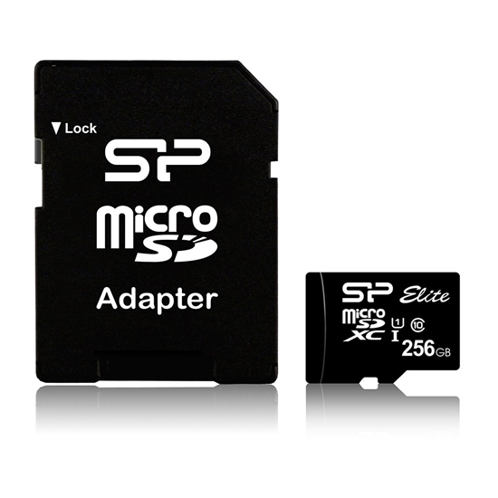 Picture of Karta pamięci microSDXC 256GB CL10/UHS-1 100/80 MB/s Elite + adapter