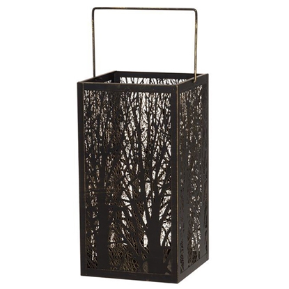 Picture of Laterna 4Living Forest black 18x18x34cm