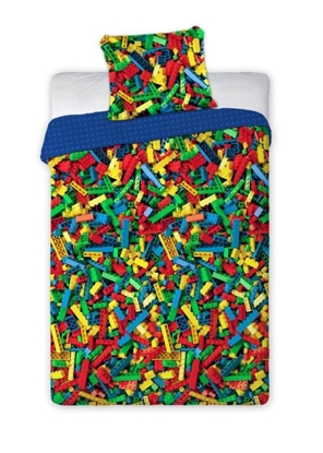 Attēls no LEGO CLOCKS youth bedding set 140x200cm + pillow 70x90cm